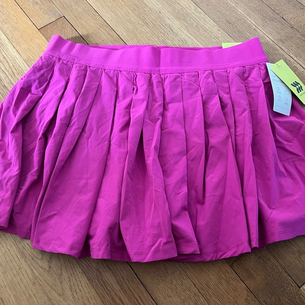 Vibrant Pink Pleated Skort